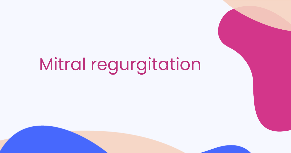 Régurgitation mitrale