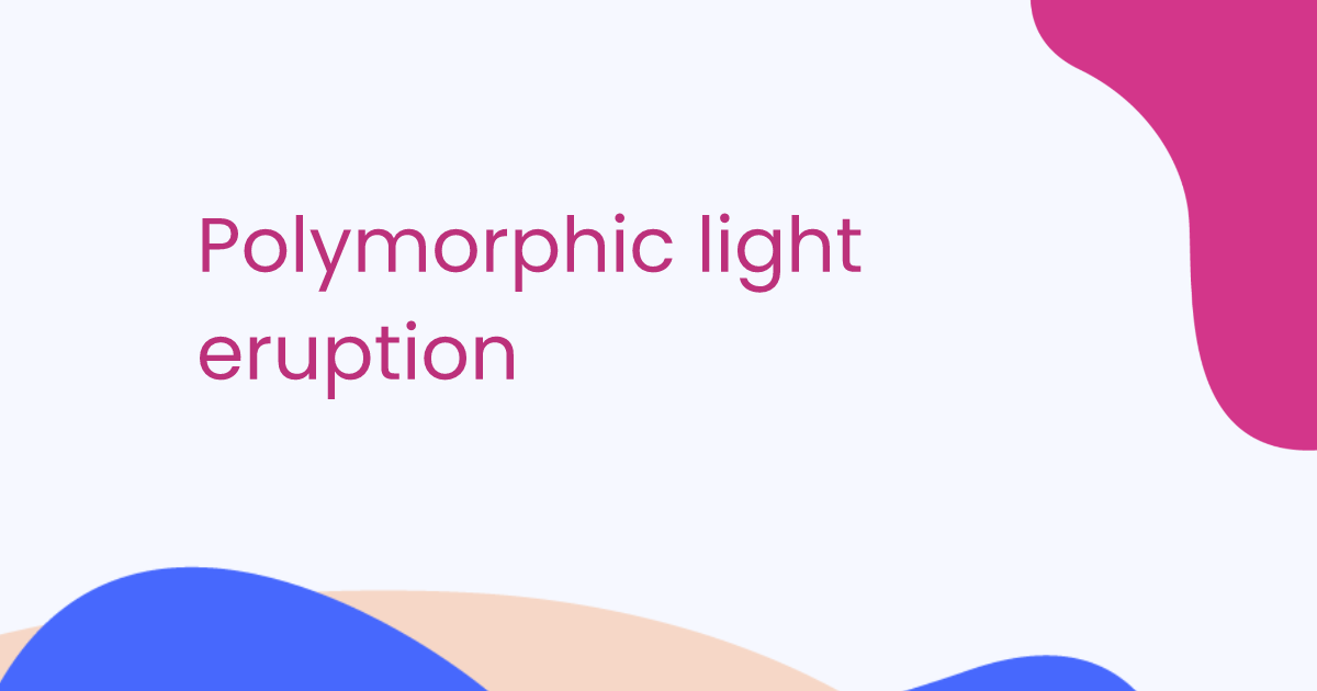 Éruption lumineuse polymorphe