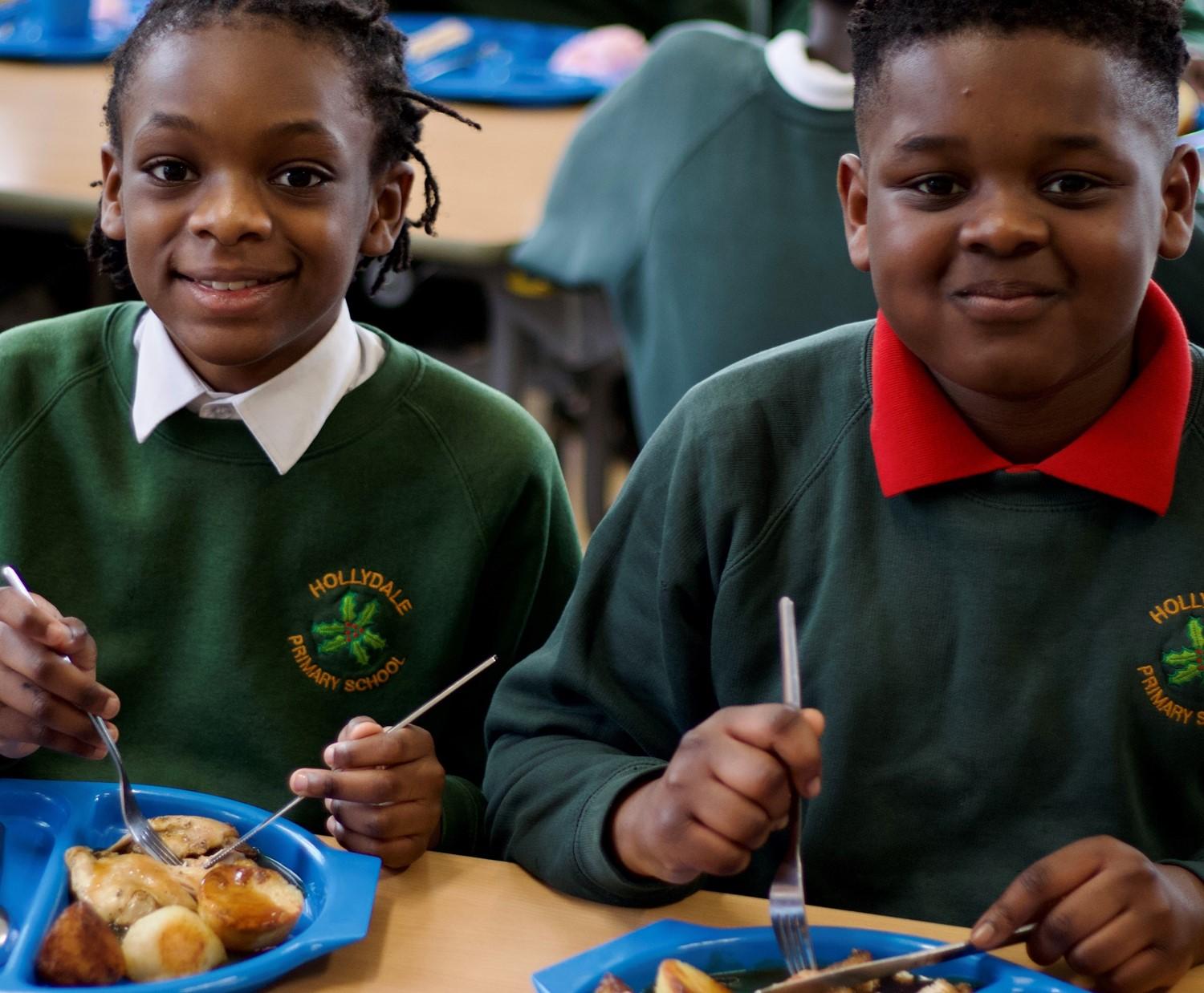 Les élèves de l'école primaire Hollydale participent au programme "Zones de santé" de School Food Matters.