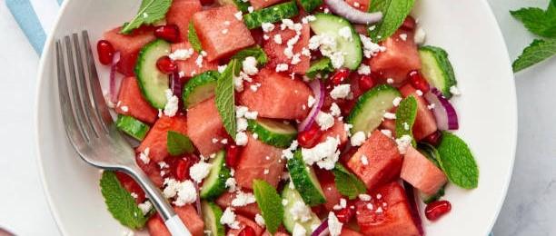 Salade de pastèque et de feta