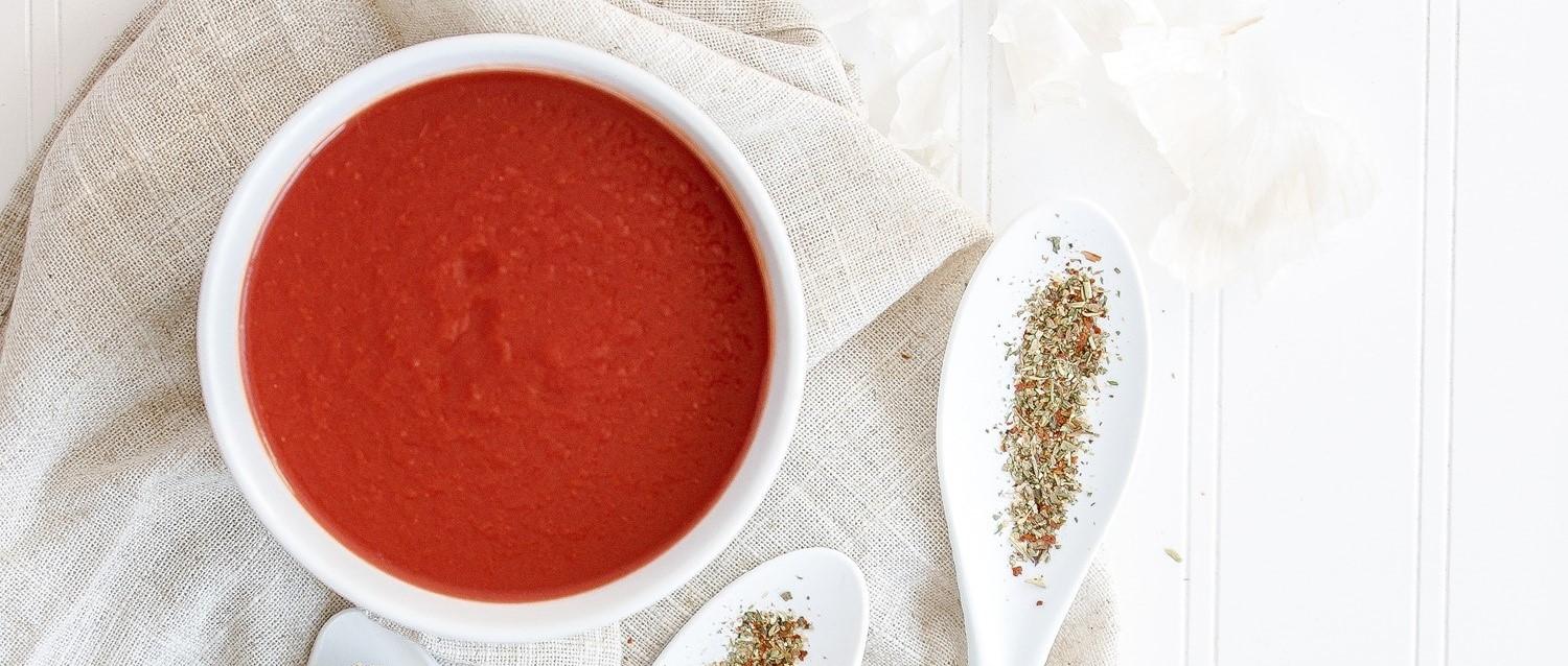 Soupe de tomates et de lentilles