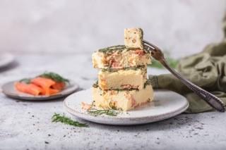 Bouchées d'œufs au saumon fumé