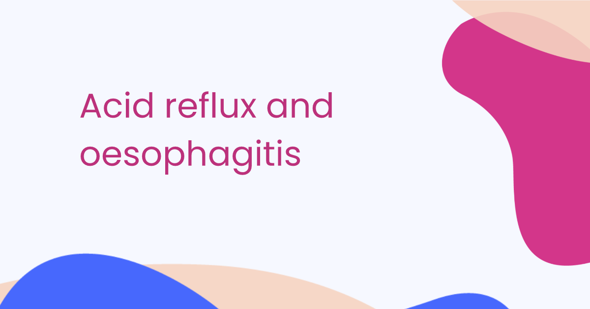 Reflux acide et oesophagite